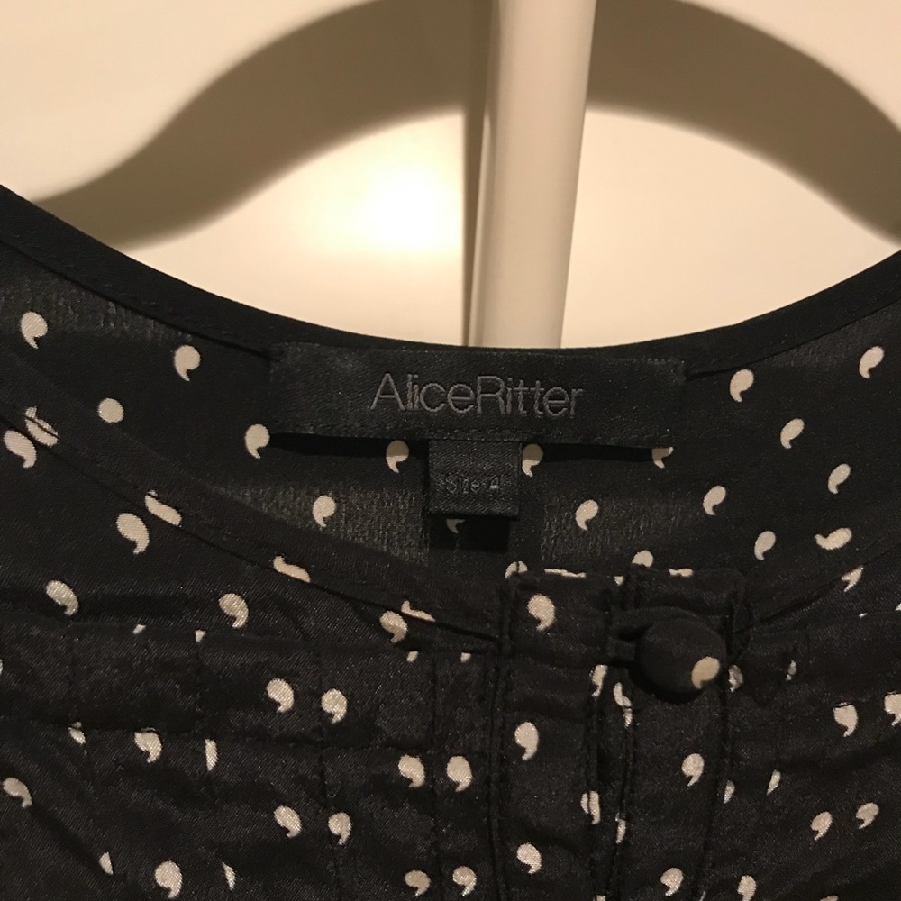 Alice Ritter Long Sleeve Silk Top - Picture 4 of 5